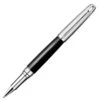 Caran D'Ache Caran D’Ache Leman Bi-Colour Black & Rhodium Rollerball -Office Supplies Store 100443