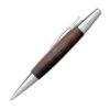 Faber-Castell Design E-Motion Chrome-Wood Brown Ballpoint Pen -Office Supplies Store 1071 50 1