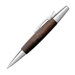 Faber-Castell Design E-Motion Chrome Wood Dark Brown Pencil