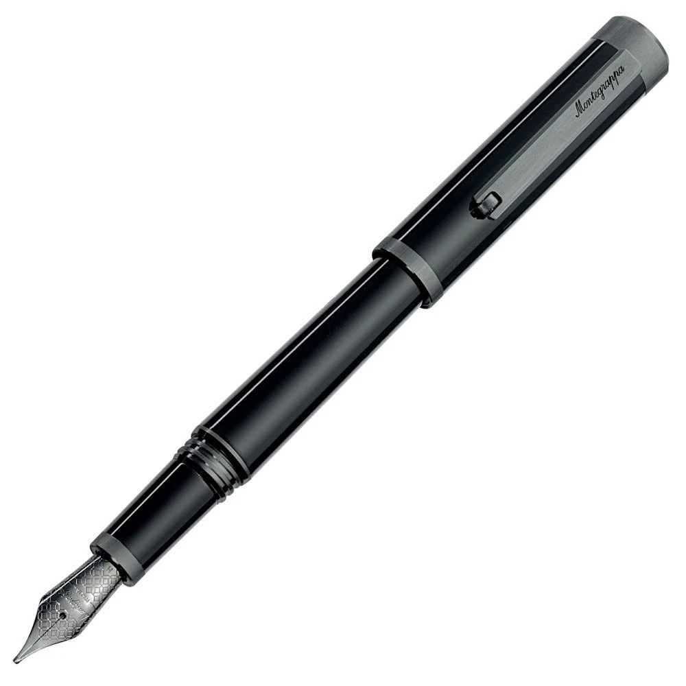 Montegrappa Zero Ultra Black Trim Fountain Pen 3 Montegrappa Zero Ultra Black Trim Fountain Pen