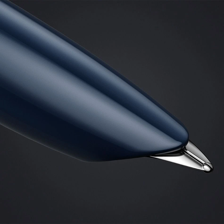 Parker 51 Midnight Blue And Chrome Fountain Pen 4 Parker 51 Midnight Blue And Chrome Fountain Pen - Image 2