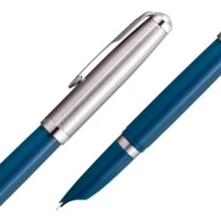 Parker 51 Teal Blue And Chrome Fountain Pen -Office Supplies Store 13340 497