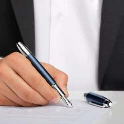 Montblanc Blue Hour LeGrand Solitaire Fountain Pen -Office Supplies Store 14147 615