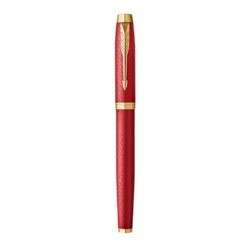 Parker IM Premium Red Gold Trim Rollerball -Office Supplies Store 14499 122 1