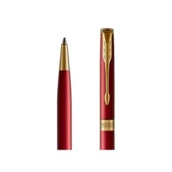 Parker Sonnet Red Lacquer Gold Trim Ballpoint Pen -Office Supplies Store 1931477 4
