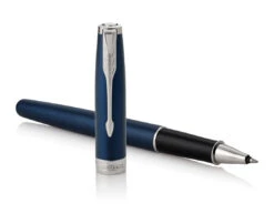 Parker Sonnet Blue Lacquer Chrome Trim Rollerball 7 Parker Sonnet Blue Lacquer Chrome Trim Rollerball -Office Supplies Store 1931535 3