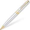 Sheaffer 300 Bright Chrome Gold Trim Ballpoint -Office Supplies Store 1d5ae716dceb9c9178ddda61a2eca4f8