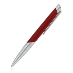 S.T. Dupont Defi Millennium Silver& Red Ballpoint Pen
