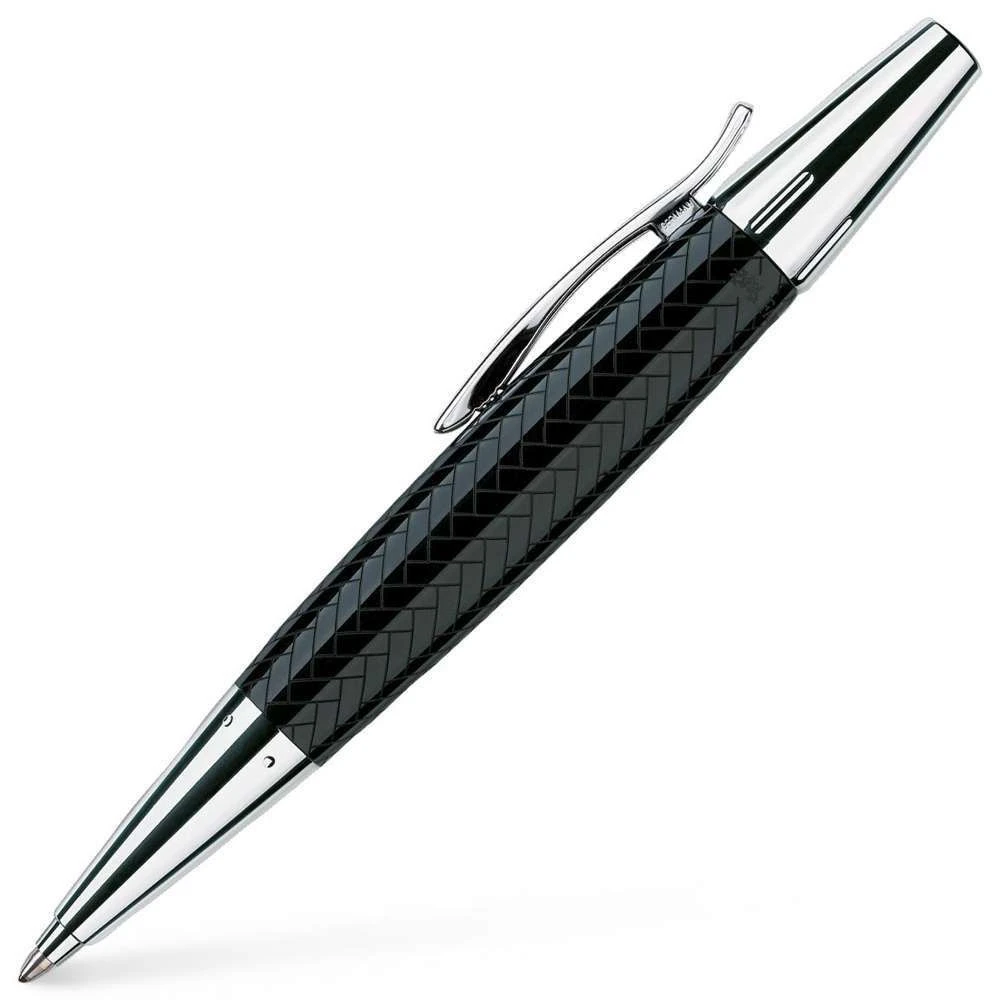 Faber-Castell E-motion Parquet Black Ballpoint Pen 3 Faber-Castell E-motion Parquet Black Ballpoint Pen