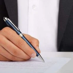 Montblanc Blue Hour Solitaire Midsize Ballpoint Pen -Office Supplies Store 5619 1456