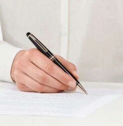 Montblanc Meisterstuck Classique Rose Gold Trim Ballpoint Pen -Office Supplies Store 5652 1452