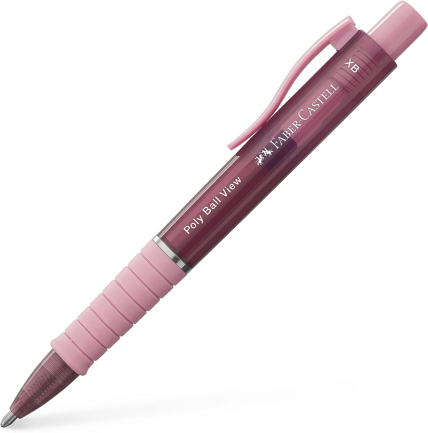 Faber-Castell Poly View Rose Ballpoint Pen 3 Faber-Castell Poly View Rose Ballpoint Pen