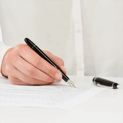 Montblanc Meisterstück 145 Platinum Trim Fountain Pen 9 Montblanc Meisterstück 145 Platinum Trim Fountain Pen -Office Supplies Store 6922 122