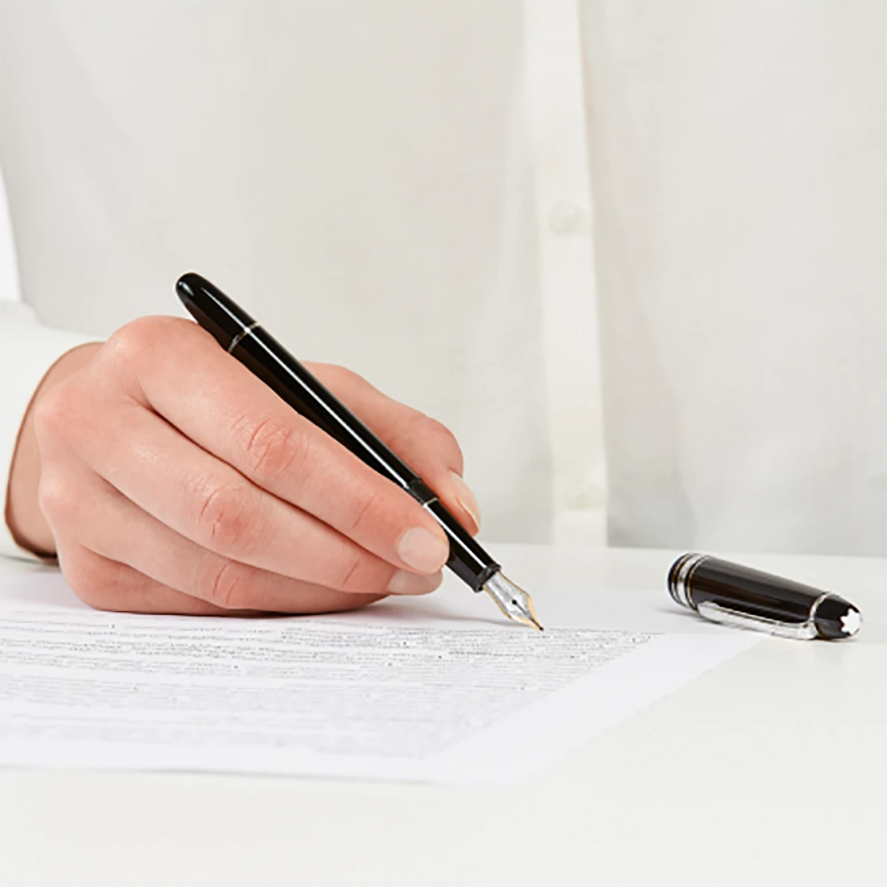 Montblanc Meisterstück 145 Platinum Trim Fountain Pen 6 Montblanc Meisterstück 145 Platinum Trim Fountain Pen - Image 4