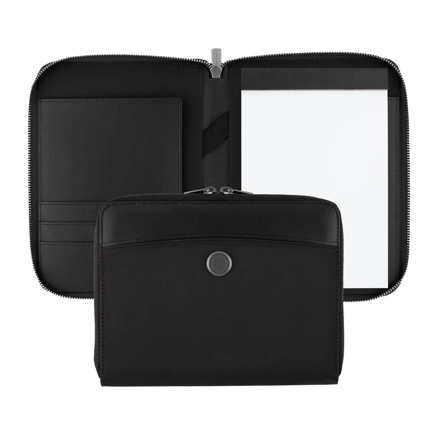 Hugo Boss Contour Black A5 Conference Folder 3 Hugo Boss Contour Black A5 Conference Folder