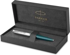 Parker 51 Teal Blue And Chrome Ballpoint Pen 5 Parker 51 Teal Blue And Chrome Ballpoint Pen -Office Supplies Store 81EzbGvJJCL AC SY355 1