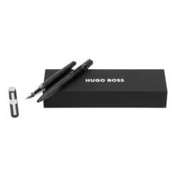 Hugo Boss Gear Pinstripe Fountain & Ballpoint Pen Set