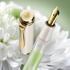 Pelikan M200 Pastel Green Fountain Pen -Office Supplies Store PK70535 Pelikan Classic M200 Fountain Pen Pastel Green DTL1 P2 720x@2x.jpg 2