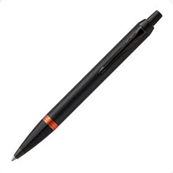 Parker IM Vibrant Rings Flame Orange PVD Ballpoint Pen