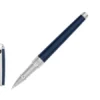 S.T. Dupont Line D Gulf Blue & Palladium Rollerball Pen -Office Supplies Store S.T. Dupont New Line D Medium Rollerball pen Lacquer Guilloche Blue 412104M 1 600x.jpg