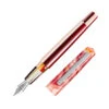 Tibaldi Infrangible Russet Red Fountain Pen -Office Supplies Store TB90081Tibaldi Infrangible Fountain Pen Russet Red with Stainless Steel Trim P1