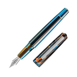 Tibaldi Infrangible Peacock Blue Fountain Pen