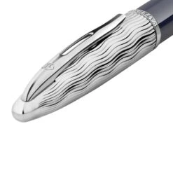 Waterman Carene Special Edition Deluxe Blue And Chrome Trim -Office Supplies Store WT95023 Waterman Carene Deluxe Fountain Pen Special Edition Blue with Chrome Trim DTL2 P2