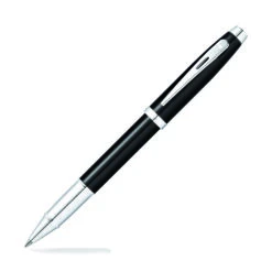 Sheaffer 100 Glossy Black Chrome Trim Rollerball