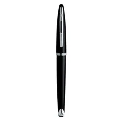 Waterman Carene Black Sea Chrome Trim Fountain Pen -Office Supplies Store careneblacseactfp 1