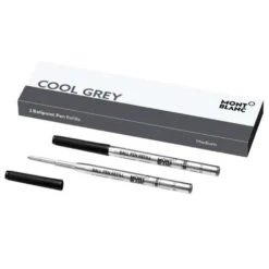 Montblanc Cool Grey Ballpoint Pen Twin Pack Refill