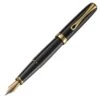 Diplomat Excellence A2 Black Lacquer Gold Trim 14ct Fountain Pen -Office Supplies Store d10052090 e 1 72 rgb web 1525184955
