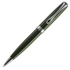Diplomat Excellence A2 Evergreen Chrome Trim Ballpoint Pen