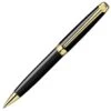 Caran D’ache Leman Ebony Black Gold Trim Ballpoint Pen -Office Supplies Store ebony gt bp 1