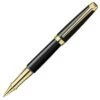 Caran D’ache Leman Ebony Black Gold Trim Rollerball Pen -Office Supplies Store ebony gt rb 1