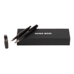 Hugo Boss Chevron Black Pen Set