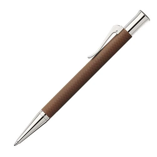Graf Von Faber-Castell Guilloche Ballpoint Pen Cognac 3 Graf Von Faber-Castell Guilloche Ballpoint Pen Cognac