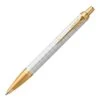 Parker® Parker IM Premium Pearl Gold Trim Ballpoint Pen -Office Supplies Store im prm pearlwhite bp 1