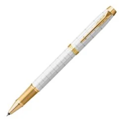 Parker® Parker IM Premium Pearl Gold Trim Rollerball