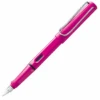 Lamy Safari Pink Fine Fountain Pen -Office Supplies Store lm30785 zzz lamy safari fountain pen pink p1
