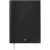 Montblanc Fine Stationery 146 Lined Black Notebook -Office Supplies Store montblanc black 163 fine stationery dot notebook 2