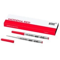 Montblanc Modena Red Ballpoint Pen Twin Pack Refill