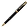 Parker Sonnet Matt Black Gold Trim Fountain Pen 1 Parker Sonnet Matt Black Gold Trim Fountain Pen -Office Supplies Store pa1125759med parker sonnet matt black gold trim fountain pen