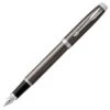Parker IM Dark Espresso Chrome Trim Fountain Pen