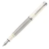 Pelikan Souveraen M405 Silver And White Fountain Pen -Office Supplies Store pelikan m405 silver white special edition fountain pen 222311 1728x.jpg