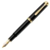 Pelikan Souveraen M1000 Black Gold Trim Fountain Pen -Office Supplies Store pelikan souveran m1000 fountain pen black 248756 1728x.jpg