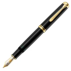 Pelikan Souveraen M1000 Black Gold Trim Fountain Pen