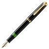 Pelikan Souveraen M600 Black Gold Trim Fountain Pen -Office Supplies Store pelikan souveran m600 fountain pen black 316632 1728x.jpg