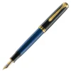Pelikan Souveraen M800 Black And Blue Fountain Pen -Office Supplies Store pelikan souveran m800 fountain pen blue 441465 1728x.jpg