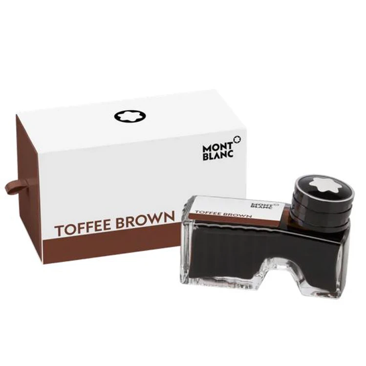 Montblanc 60ml Ink Bottle- Toffee Brown 3 Montblanc 60ml Ink Bottle- Toffee Brown