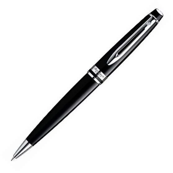 Waterman Expert Black Lacquer CT Ballpoint Pen 3 Waterman Expert Black Lacquer CT Ballpoint Pen